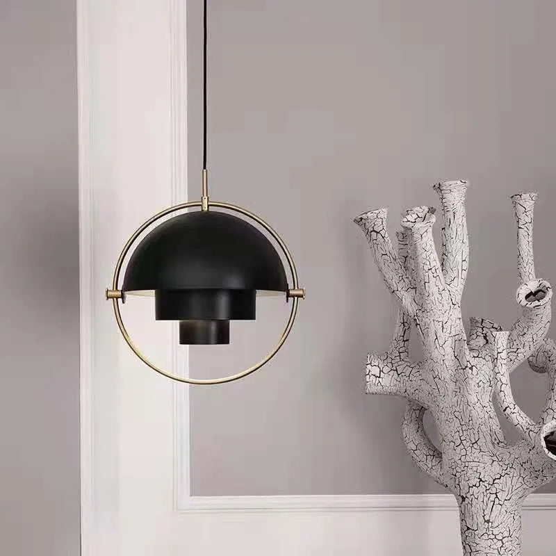 Suspension Nordique Design Sculptural - Métal Modulable