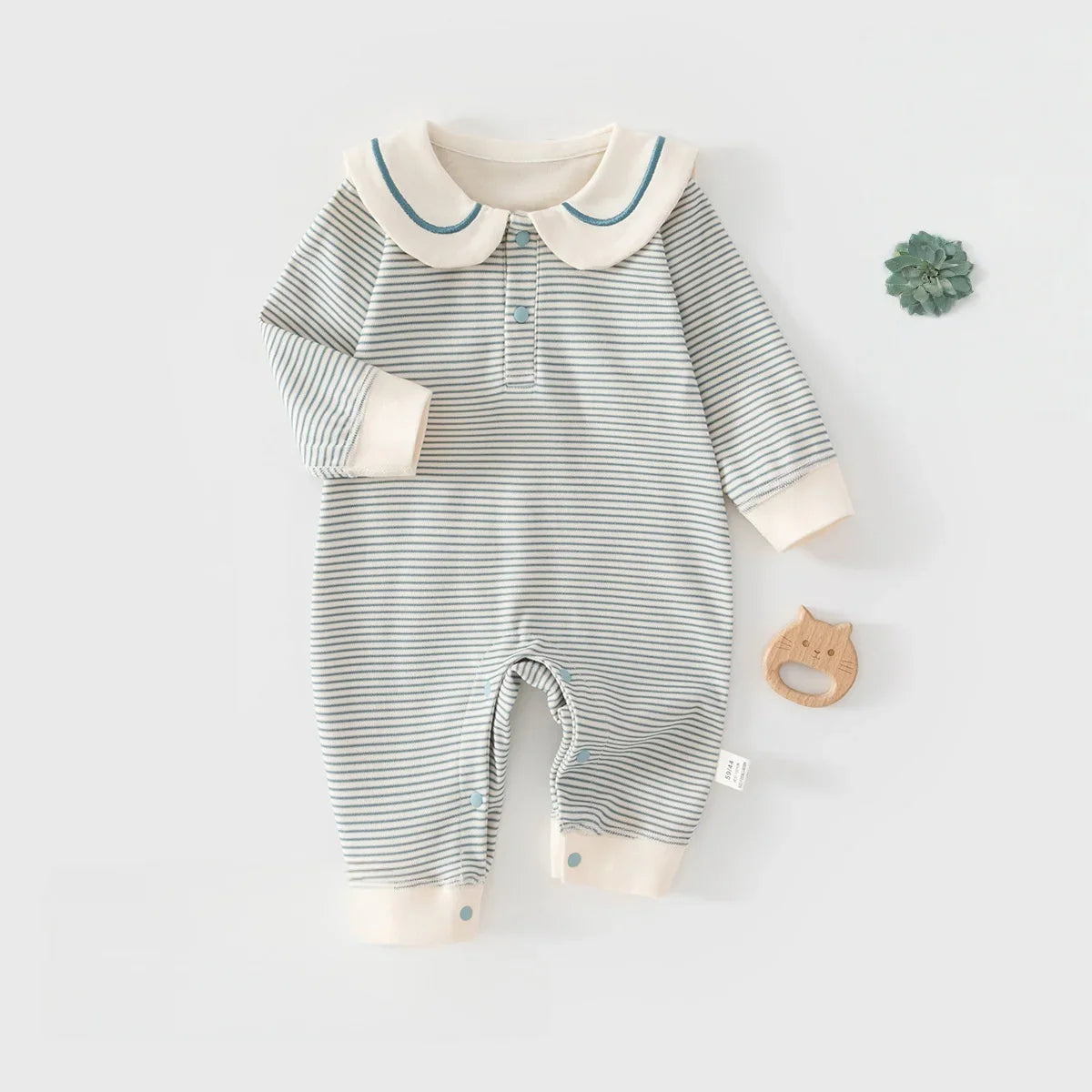 Body Bébé Col Marin en Coton