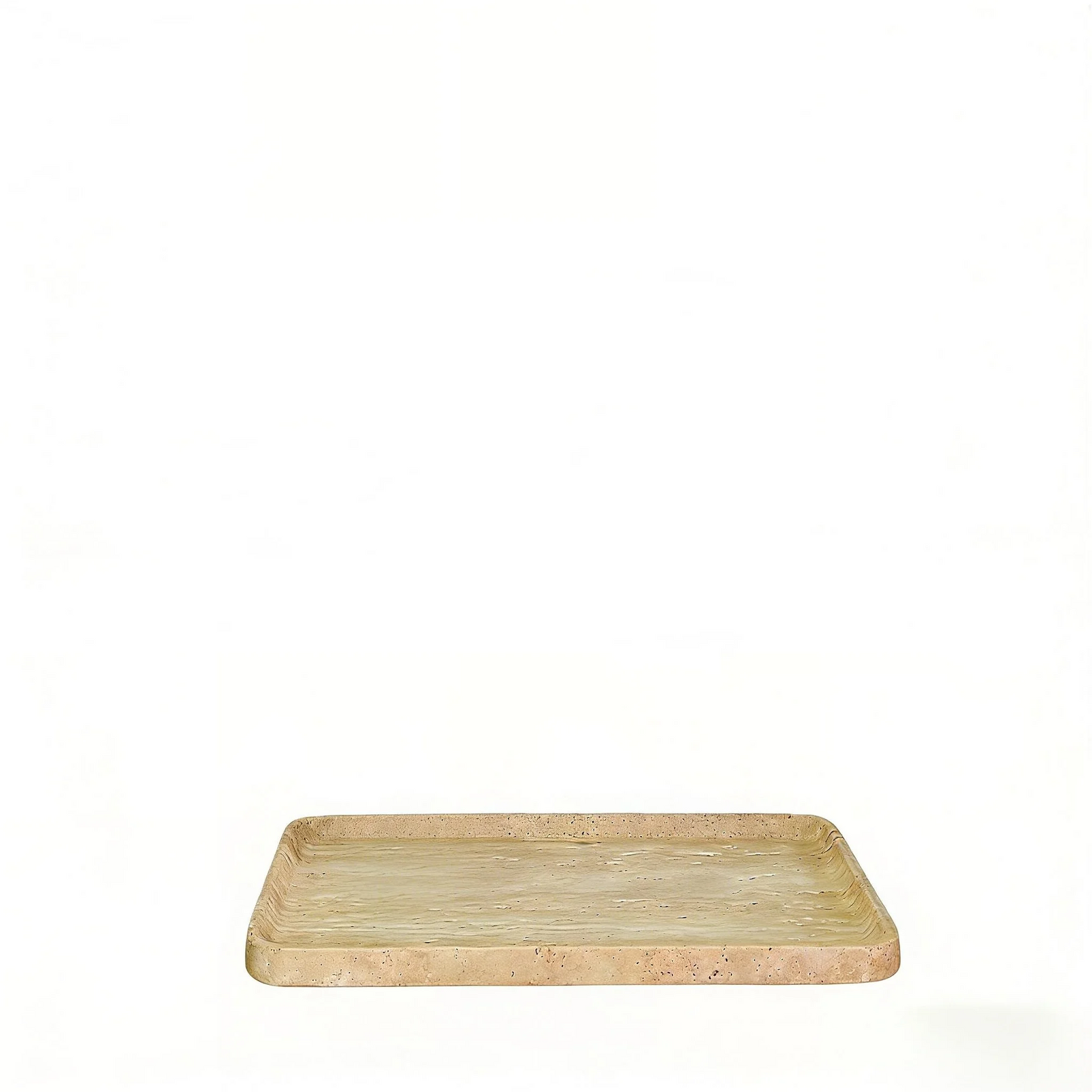 Plateau Coiffeuse Marbre Travertin Rectangulaire Luxueux