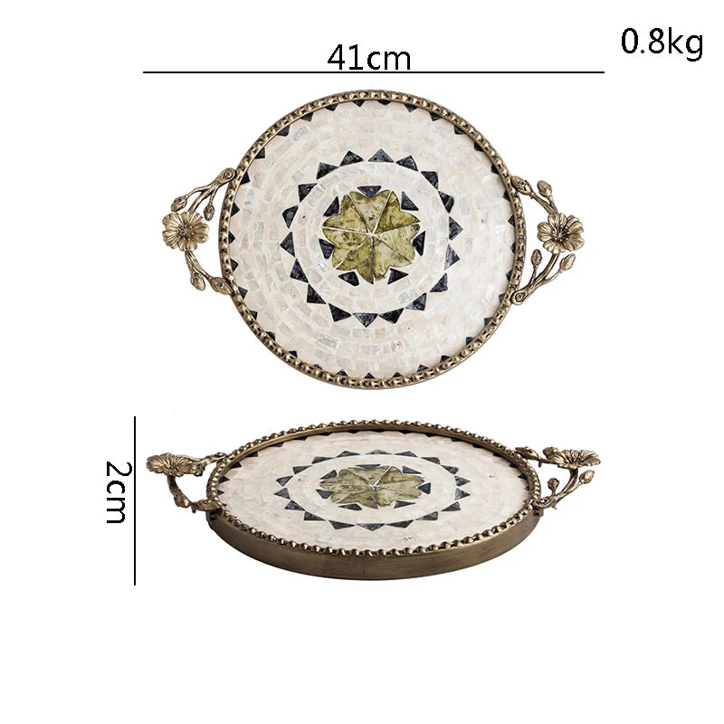 Plateau Coquillage Rangement Clés et Bijoux Minimaliste