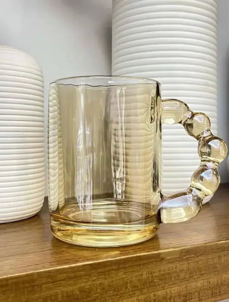 Tasse à Café Européenne Luxe Anse Style Bulle