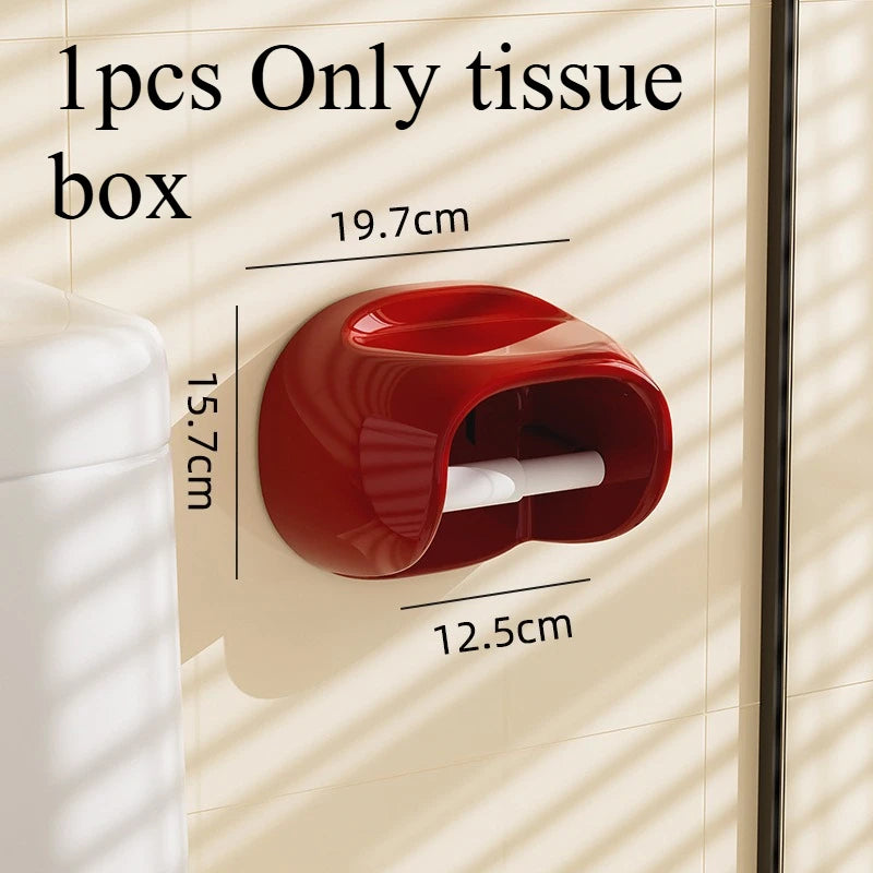 Wall-Mounted Tissue Box – No-Drill Bathroom Storage