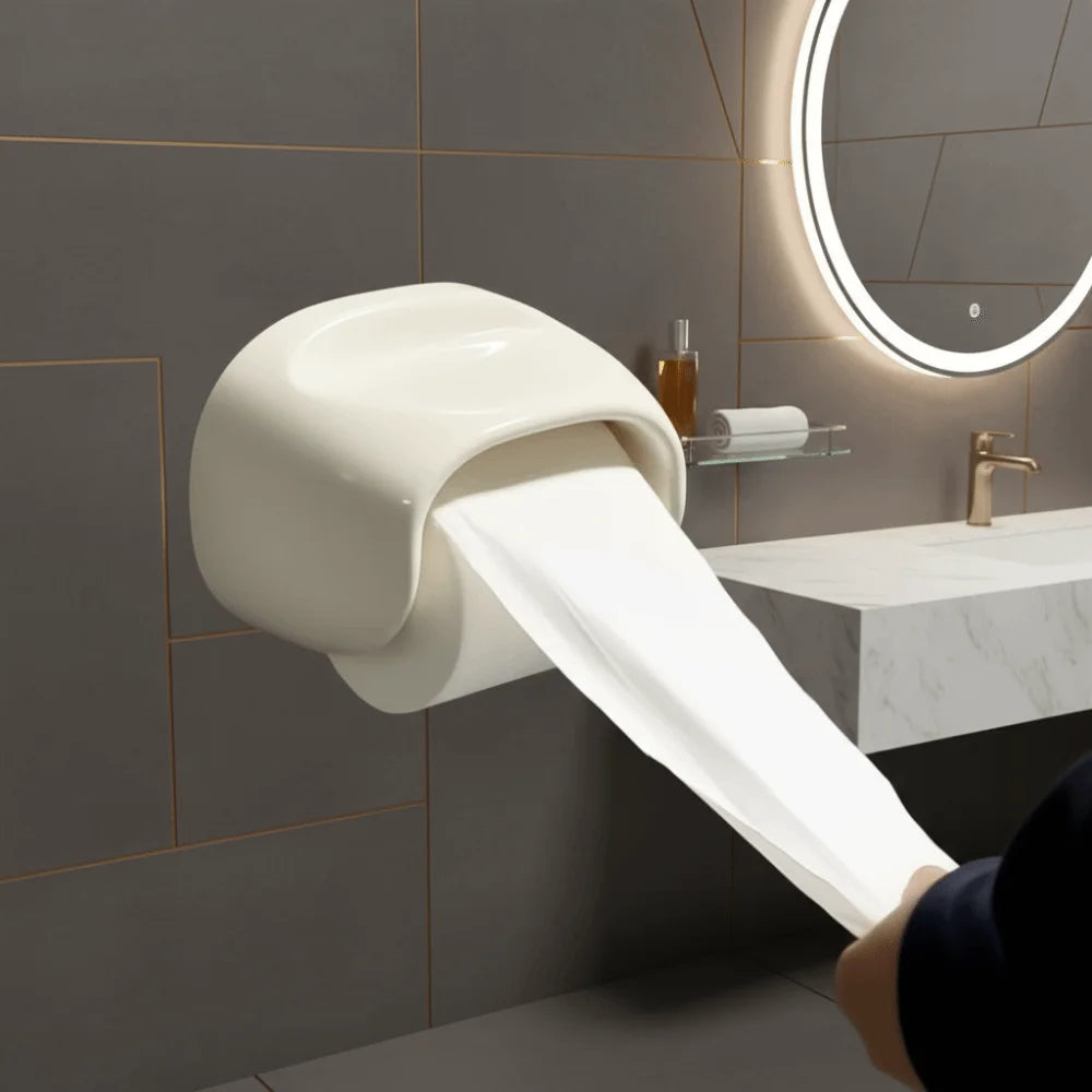 Distributeur de Papier Toilette Mural sans Perçage Étanche