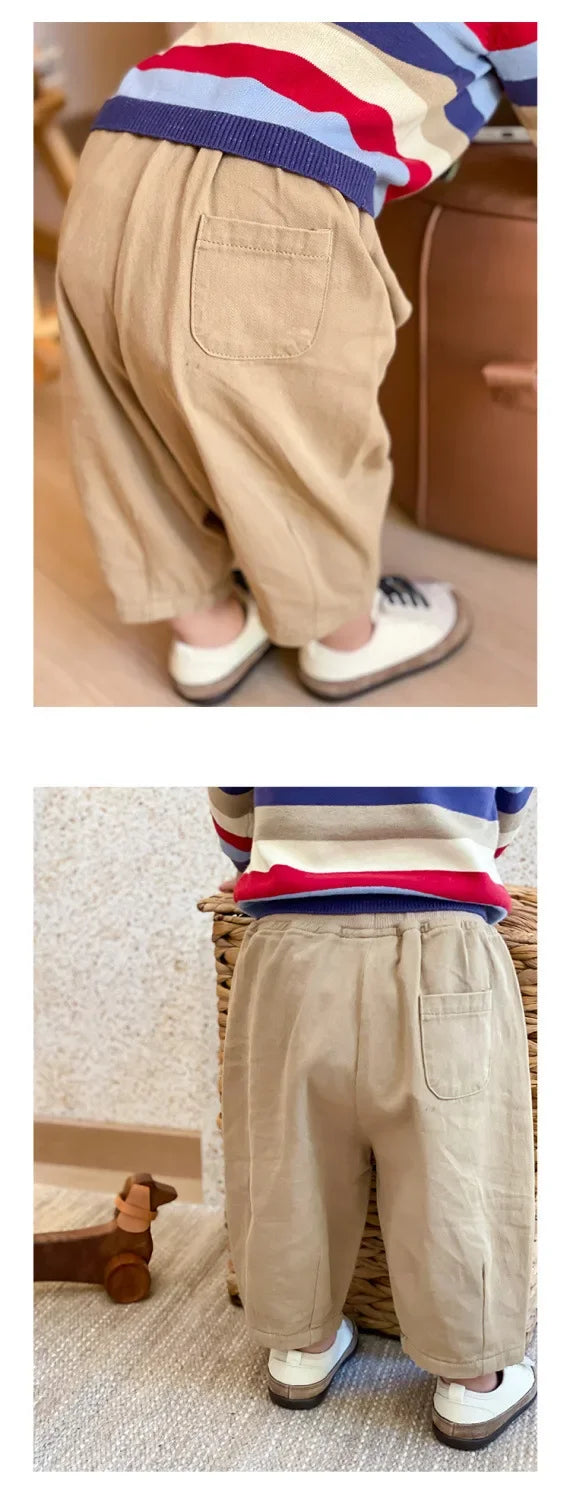 Pantalon Enfant Uni Décontracté Sport