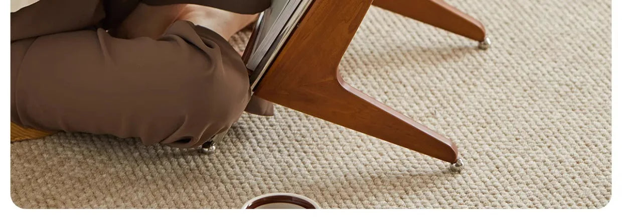 Table d'Appoint en Bois Massif Design Minimaliste