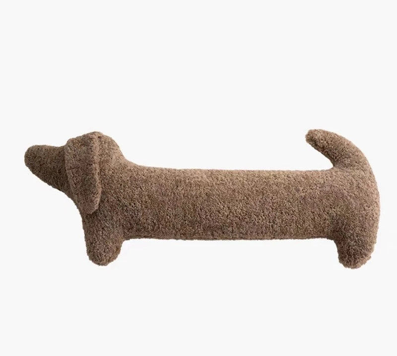 Coussin Teckel Cartoon - Oreiller Saucisse Décoratif
