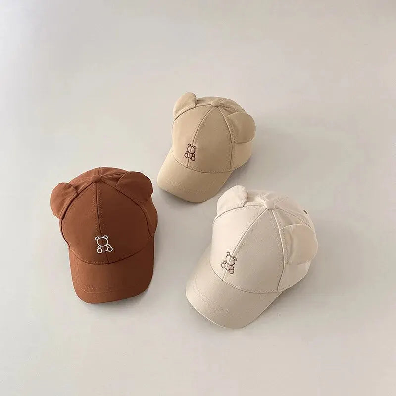 Casquette Bébé Ourson avec Oreilles