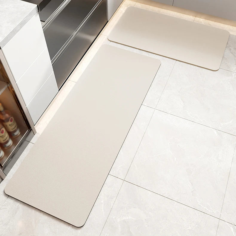 Diatomite Kitchen Runner Rug – Super Absorbent Non-Slip Mat