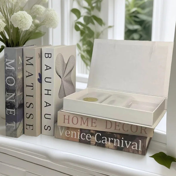Boîte de Rangement Livre Factice Design Fashion Nordique