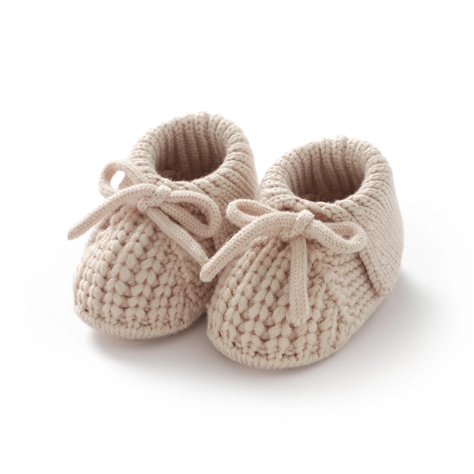 Chaussons Bébé Tricotés à Revers 0-18 Mois