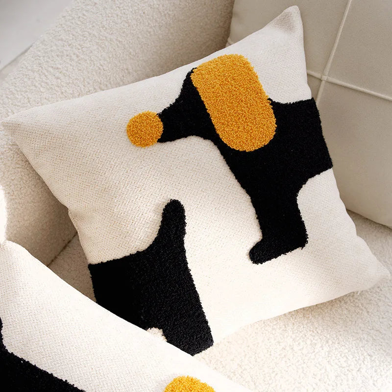 Housse de Coussin Chien Patchwork - Décoration Chambre Enfant