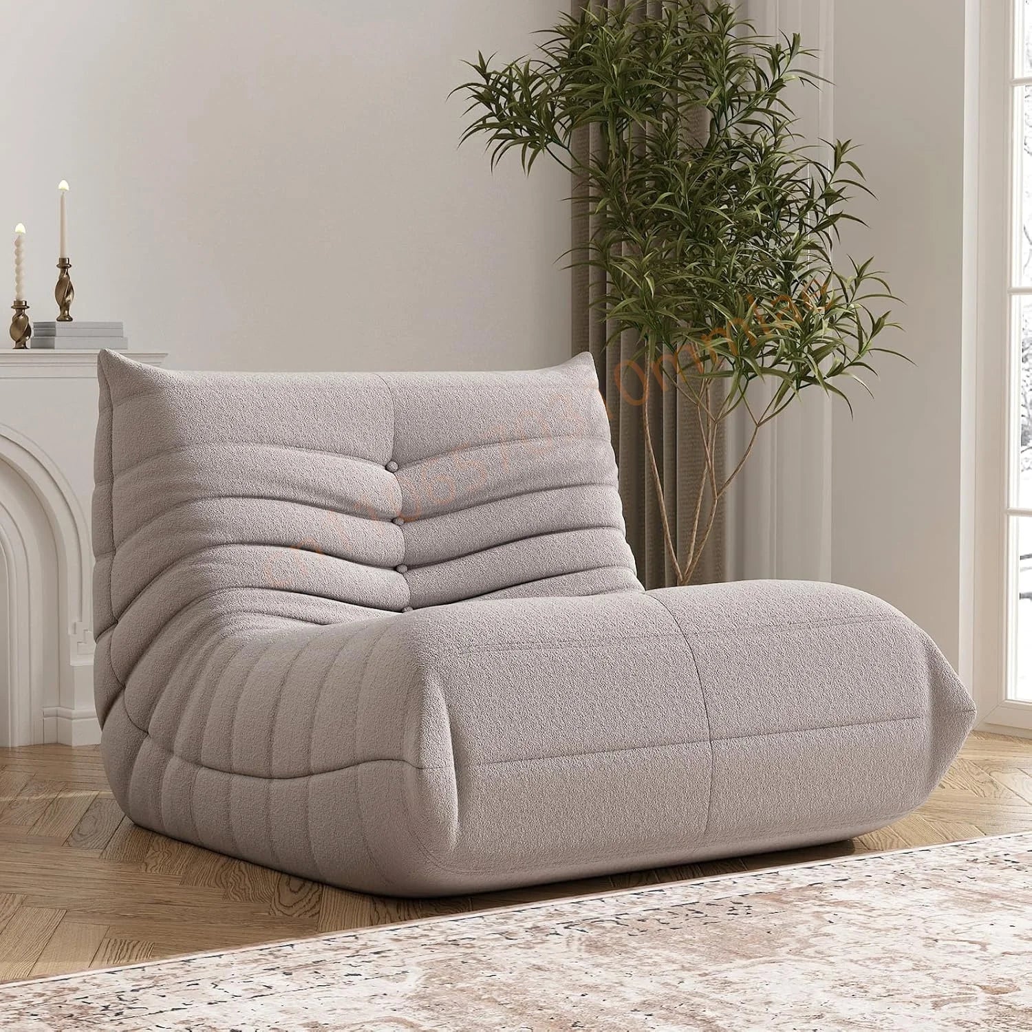 Fauteuil Paresseux Togo en Mousse à Mémoire de Forme