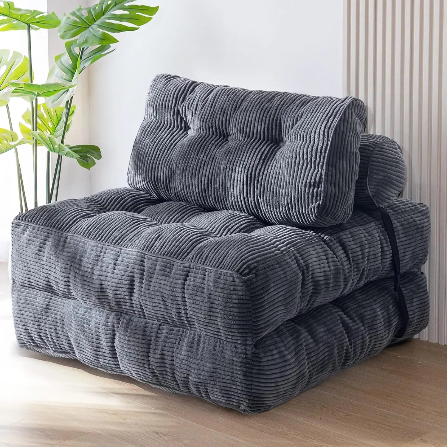 Chaise Pliante Convertible en Lit - Fauteuil Modulable