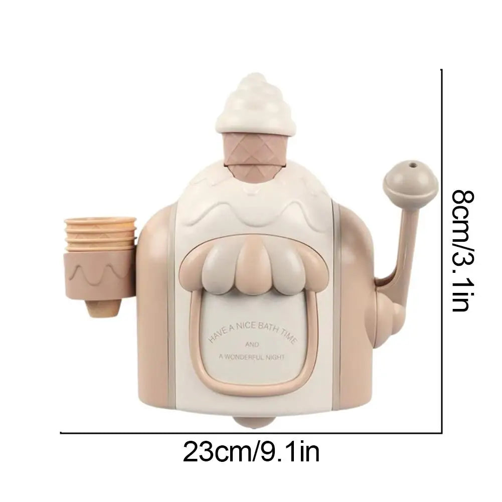 Jouet de Bain Machine à Glace en Mousse