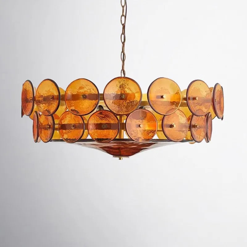 Suspension en Verre Design Français - Style Rétro Nordique