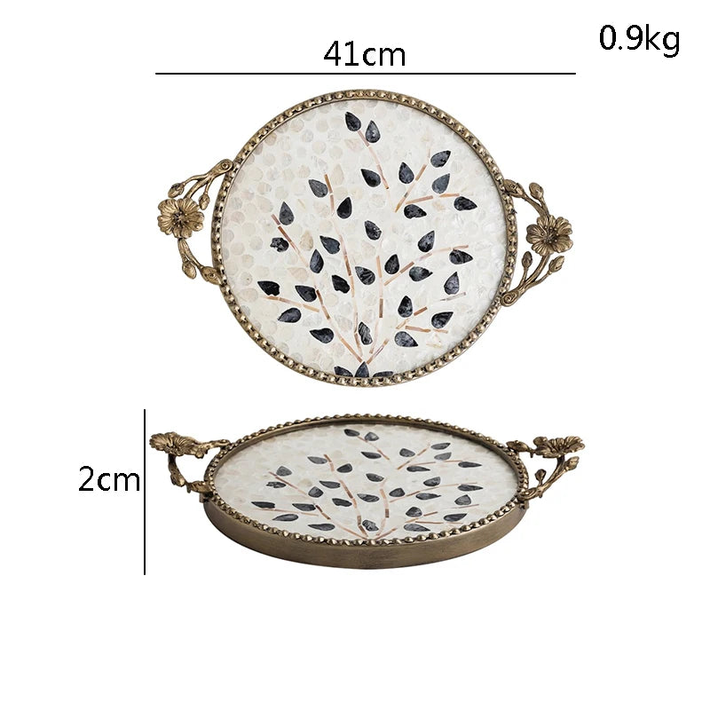 Plateau Coquillage Rangement Clés et Bijoux Minimaliste