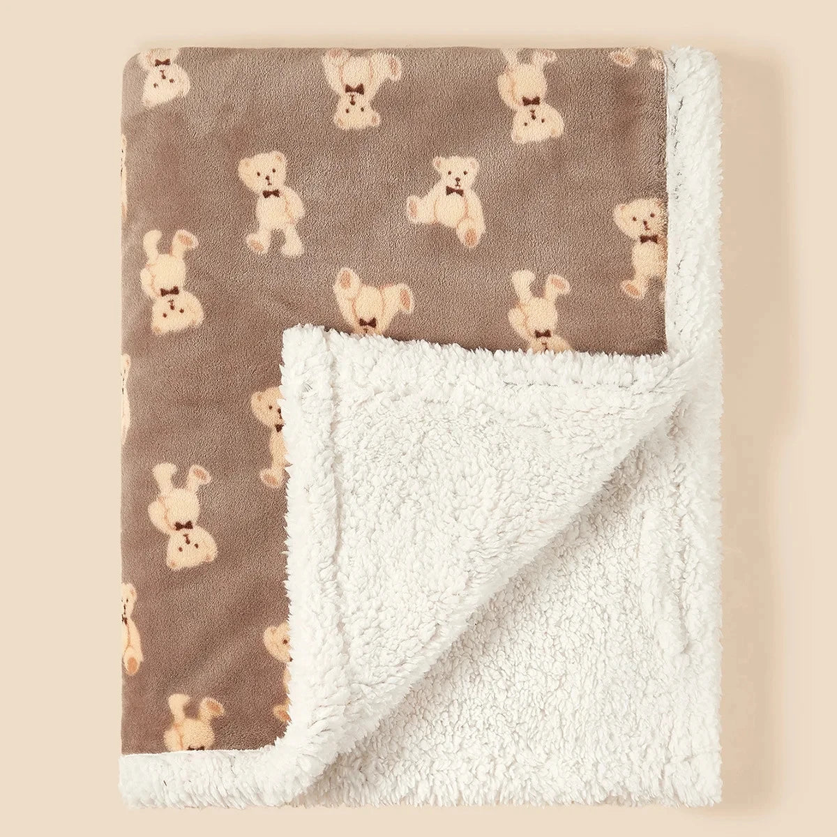 Couverture Bébé Polaire Double Épaisseur Hiver