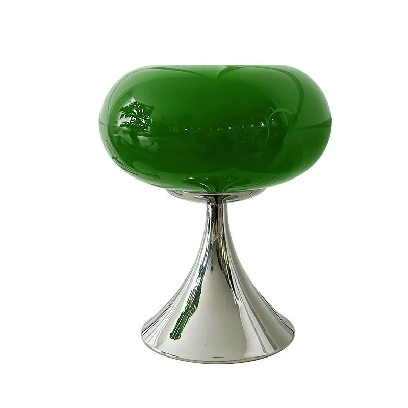 Lampadaire Bauhaus Pomme en Verre - Style Rétro