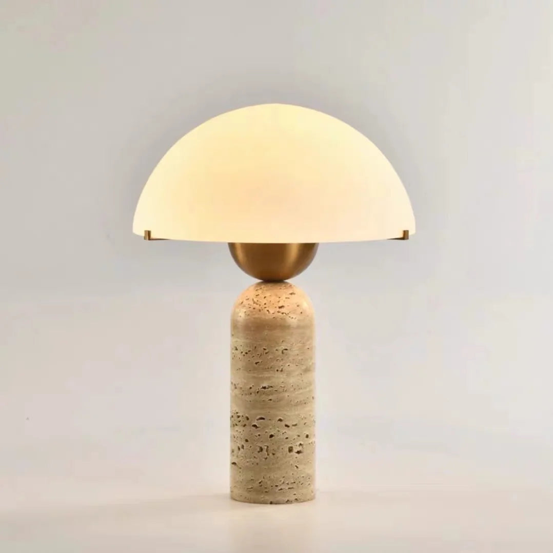 Lampe de Table Travertin Nordique Rétro Style Américain