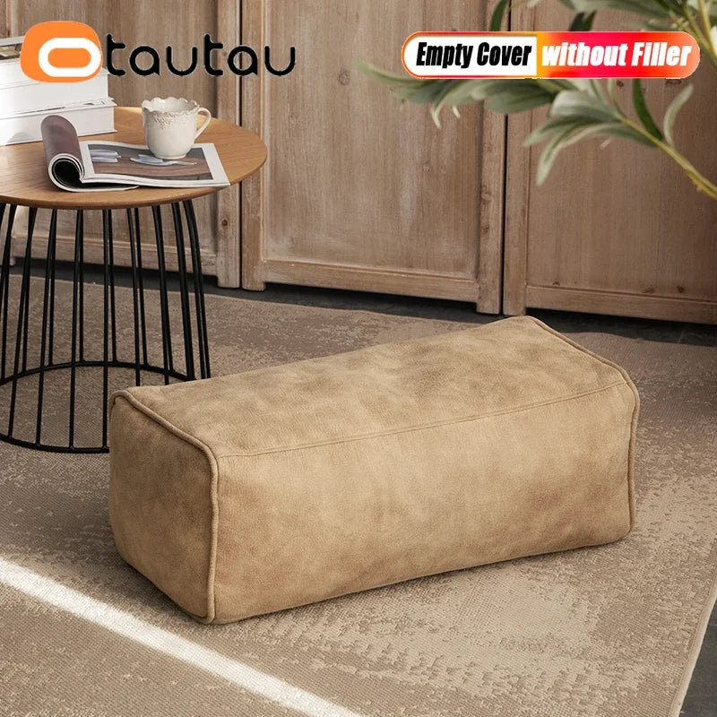 Housse de Pouf Poire en Cuir Synthétique (Sans Garnissage)