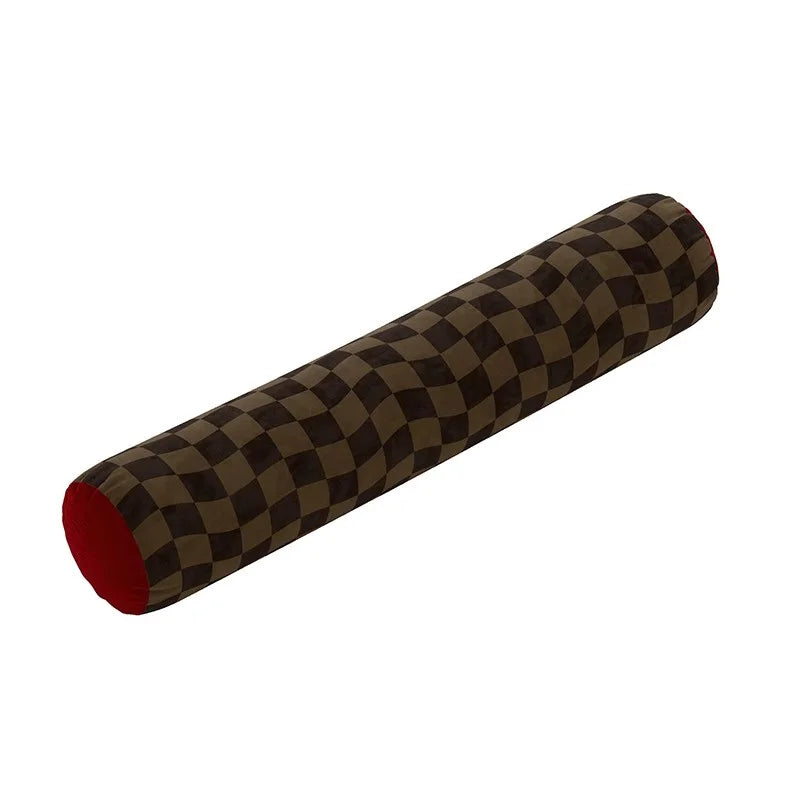 Traversin Cylindrique en Velours - Confort Longue Durée