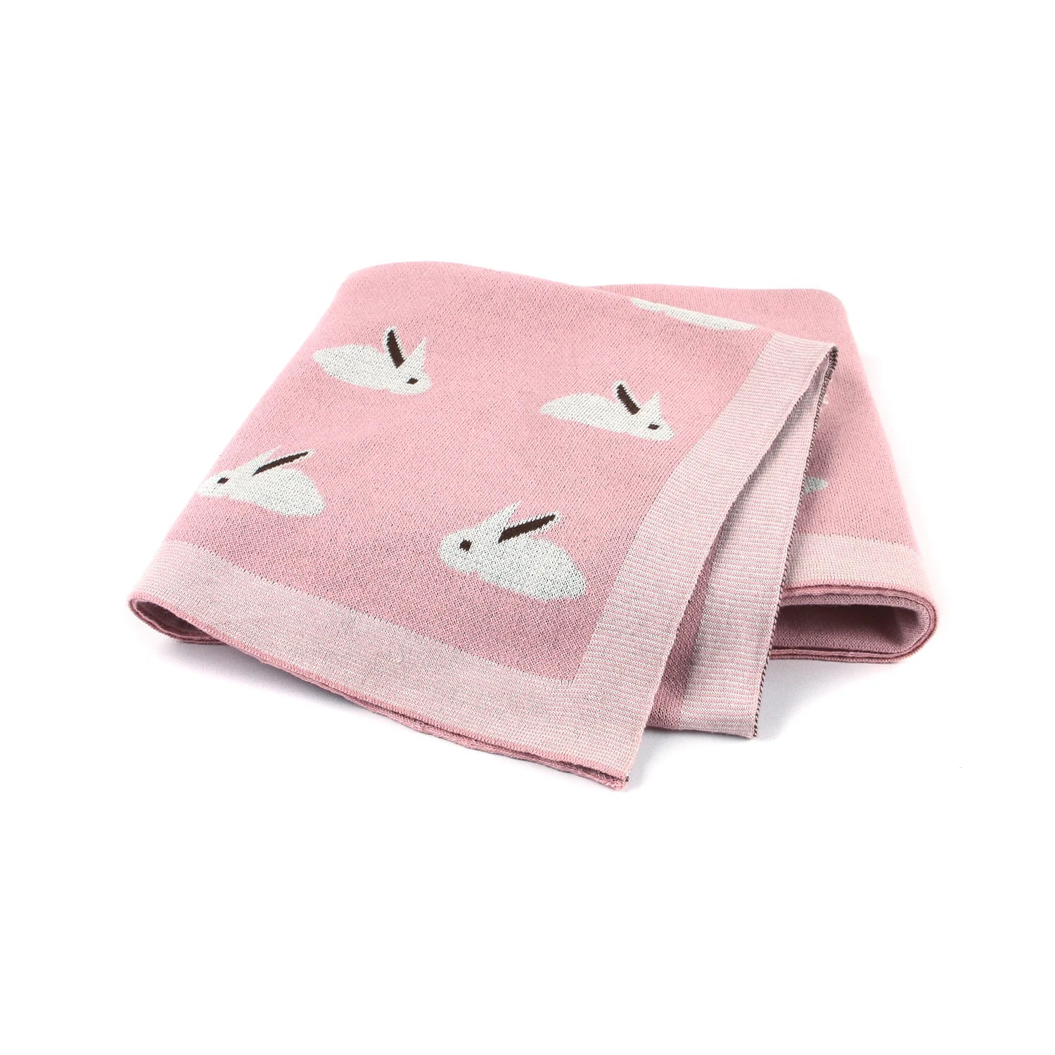 Couverture Bébé Tricotée en Coton Douce