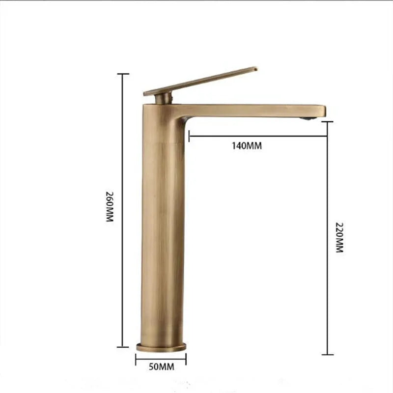 Robinet de Lavabo Bronze Antique Style Classique
