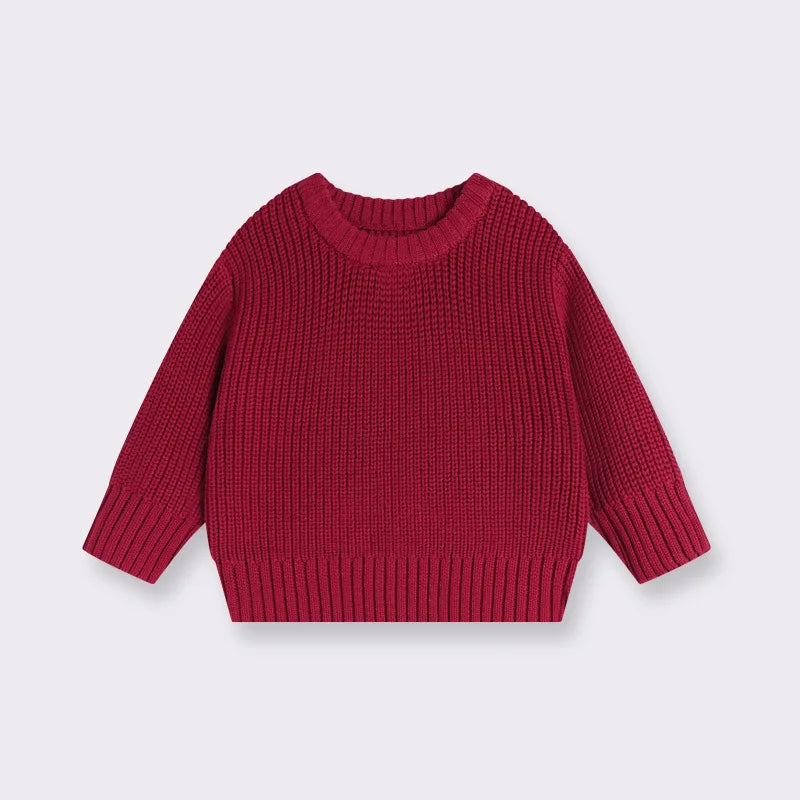 Pull Bébé Tricoté Épais Hiver