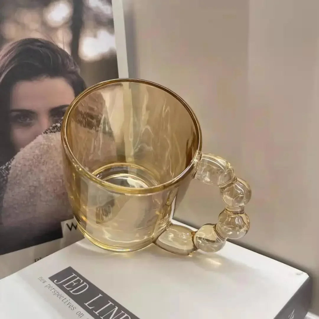 Tasse à Café Européenne Luxe Anse Style Bulle