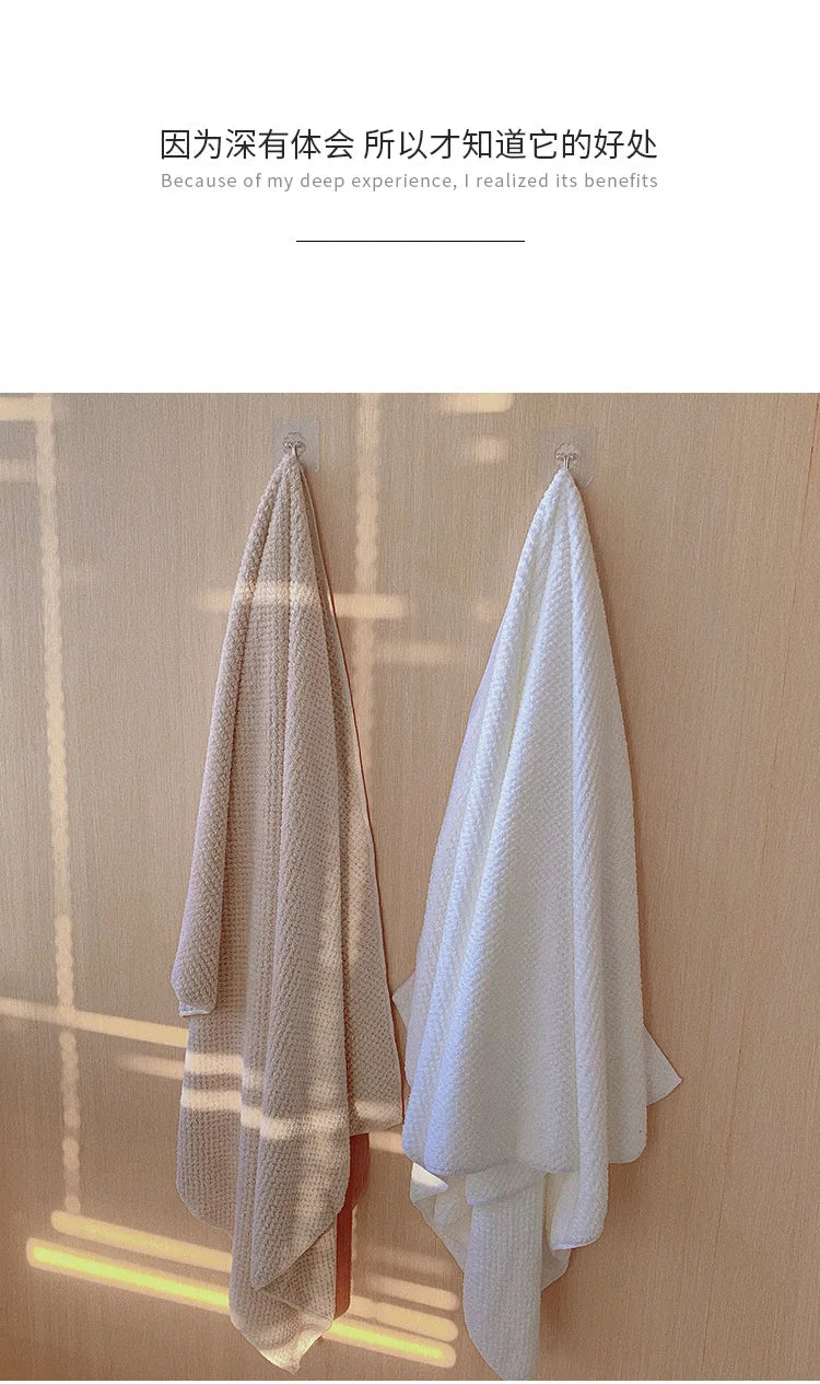 Serviette de Bain Microfibre Épaisse Grand Format 90x170cm