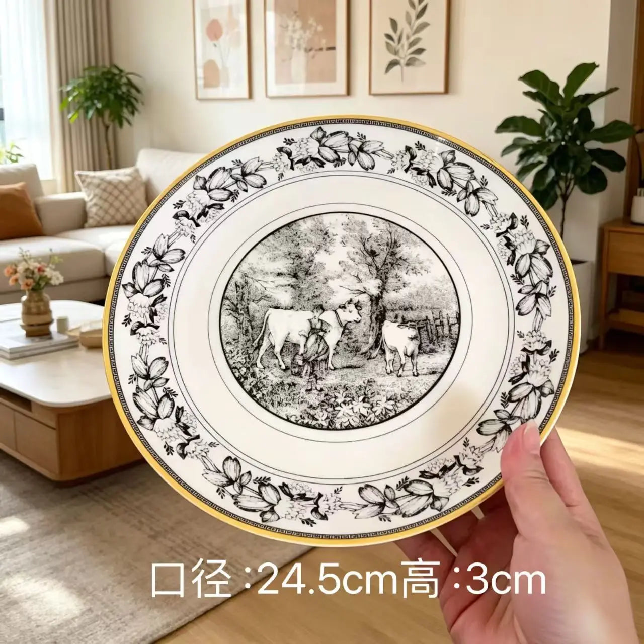 Service de Vaisselle en Porcelaine Complet