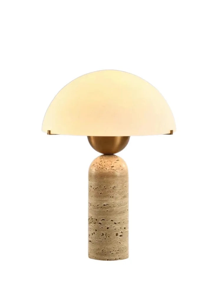 Lampe de Table Travertin Nordique Rétro Style Américain