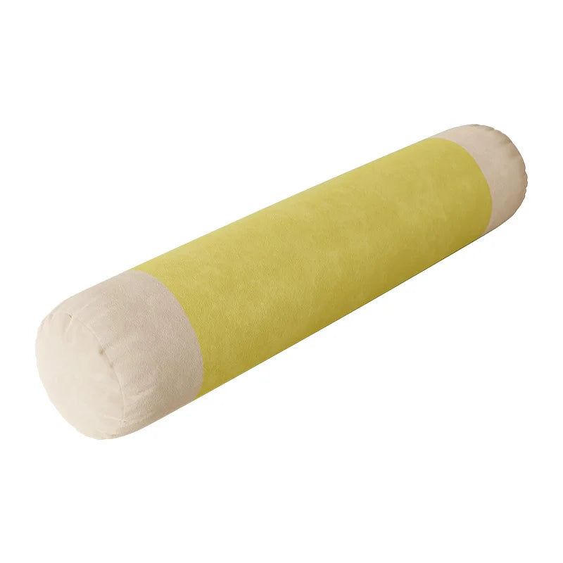 Traversin Cylindrique en Velours - Confort Longue Durée
