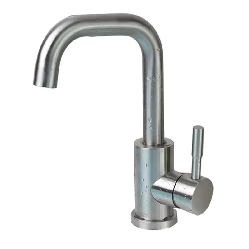 Robinet de Lavabo Rotatif 360° Acier Inoxydable