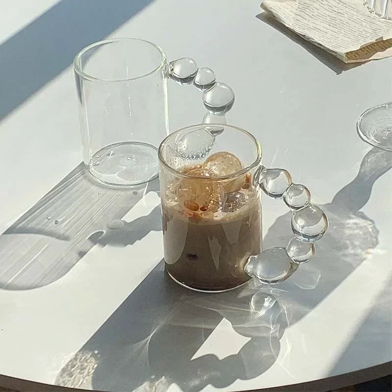 Tasse à Café Européenne Luxe Anse Style Bulle