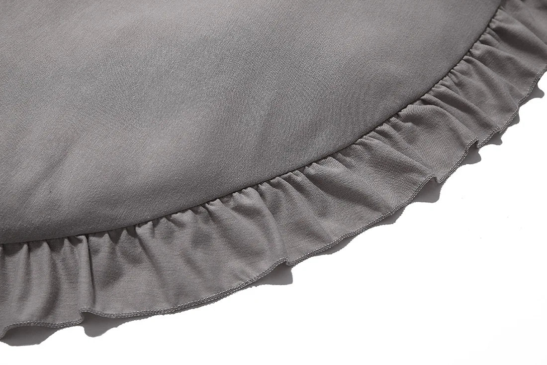 Tapis d'Éveil Rond en Coton 95cm