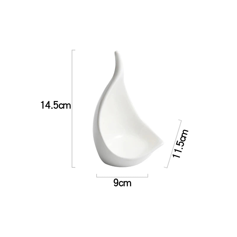 Assiette en Céramique Forme Irrégulière Créative
