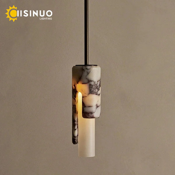 Suspension Cylindrique Marbre Espagnol Chevet Cuisine