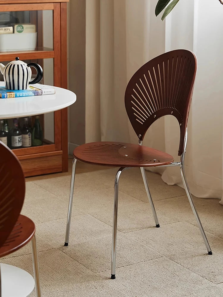 Chaise de Salle à Manger en Acier Inoxydable