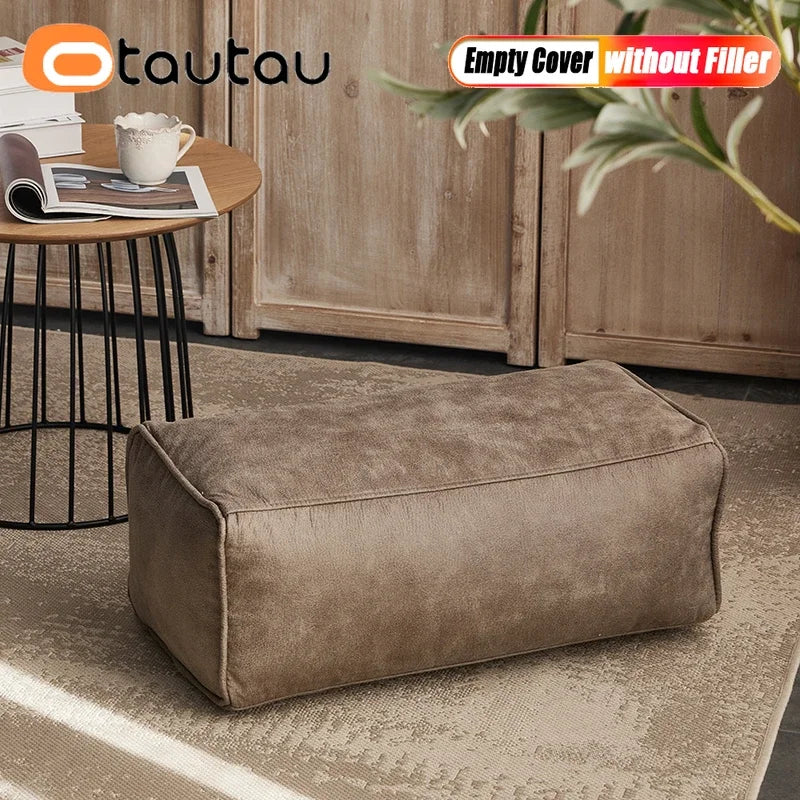 Housse de Pouf Poire en Cuir Synthétique (Sans Garnissage)