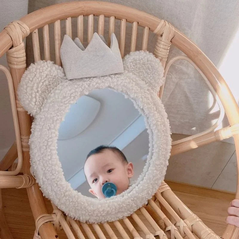 Miroir Décoratif Ourson Couronne