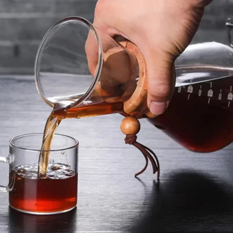 Verseuse à Café Filtre en Verre avec Filtre Inox