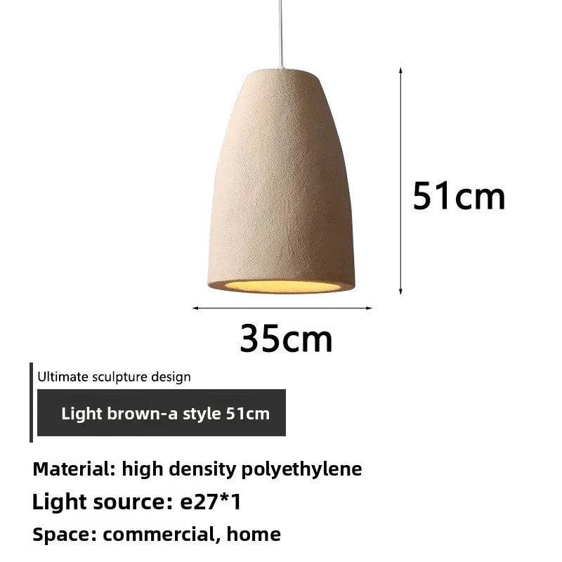 Suspension Wabi-Sabi Style Japonais - Luminaire Artisanal