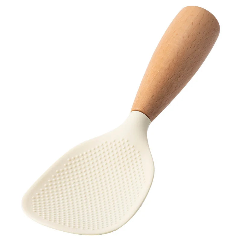 Cuillère de Cuisine en Silicone Antiadhésive Résistante à la Chaleur