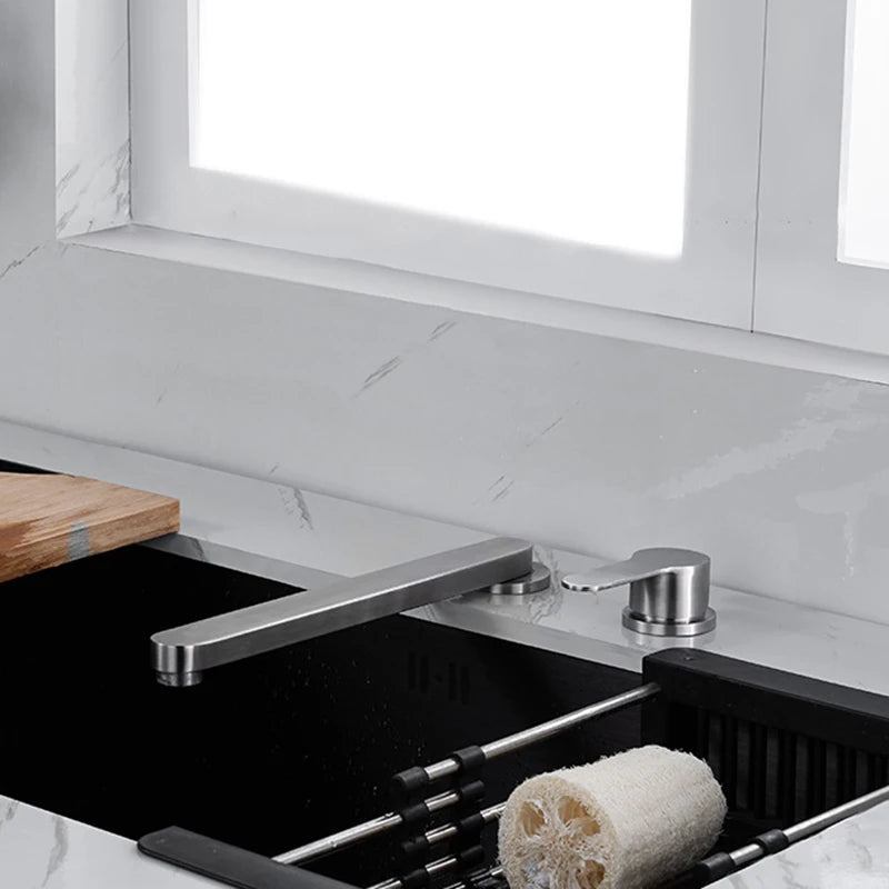 Robinet de Cuisine Pliable Escamotable Inox 304