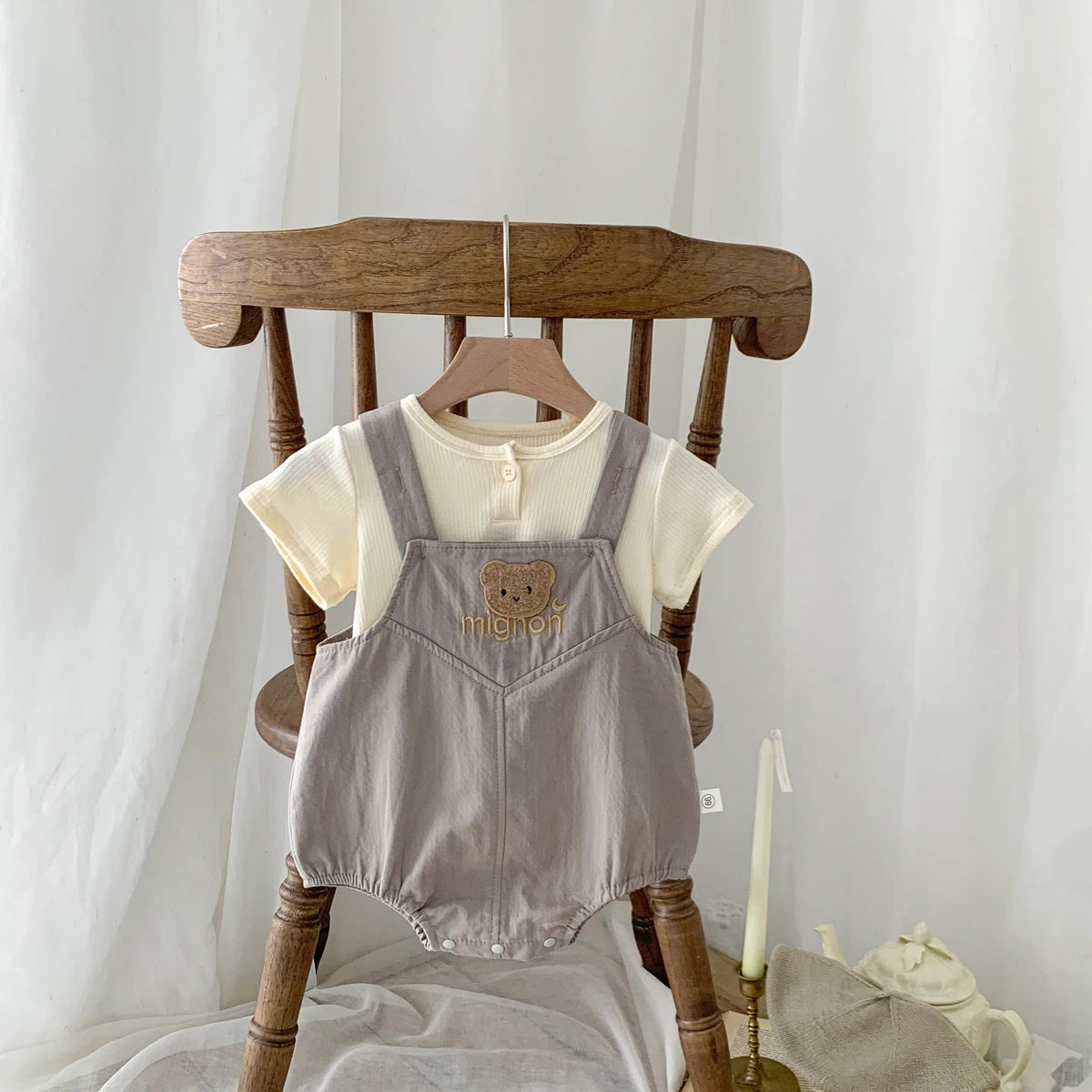 Salopette Bébé Motif Ourson Été