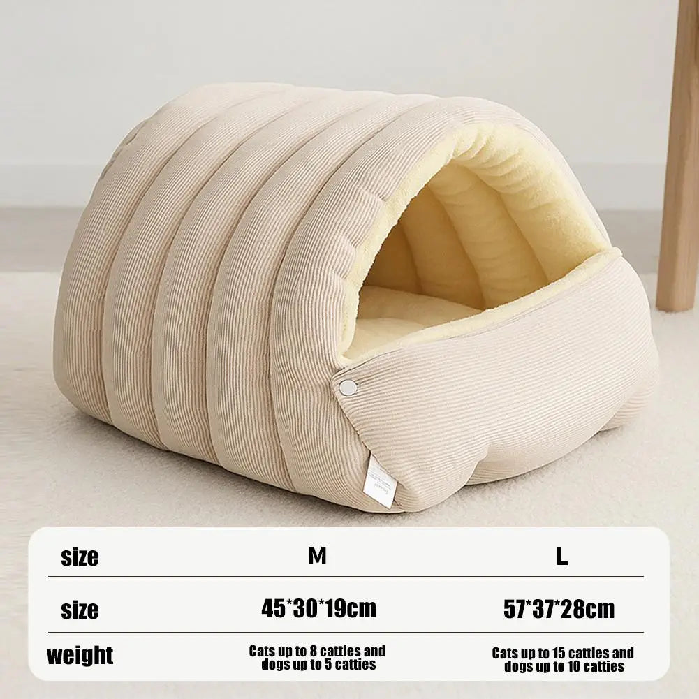 Niche Douillette pour Chat Style Grotte