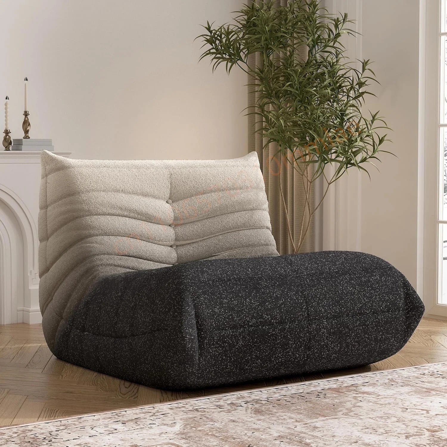 Fauteuil Paresseux Togo en Mousse à Mémoire de Forme