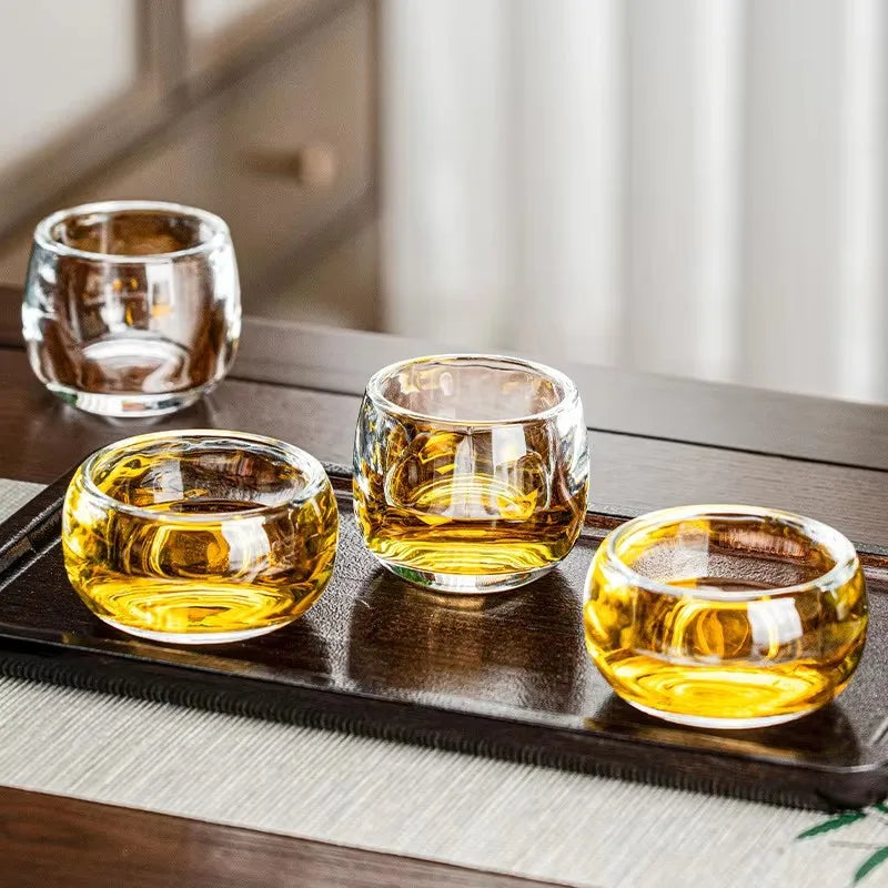 Tasse en Verre Cristal Épaissi 100ml