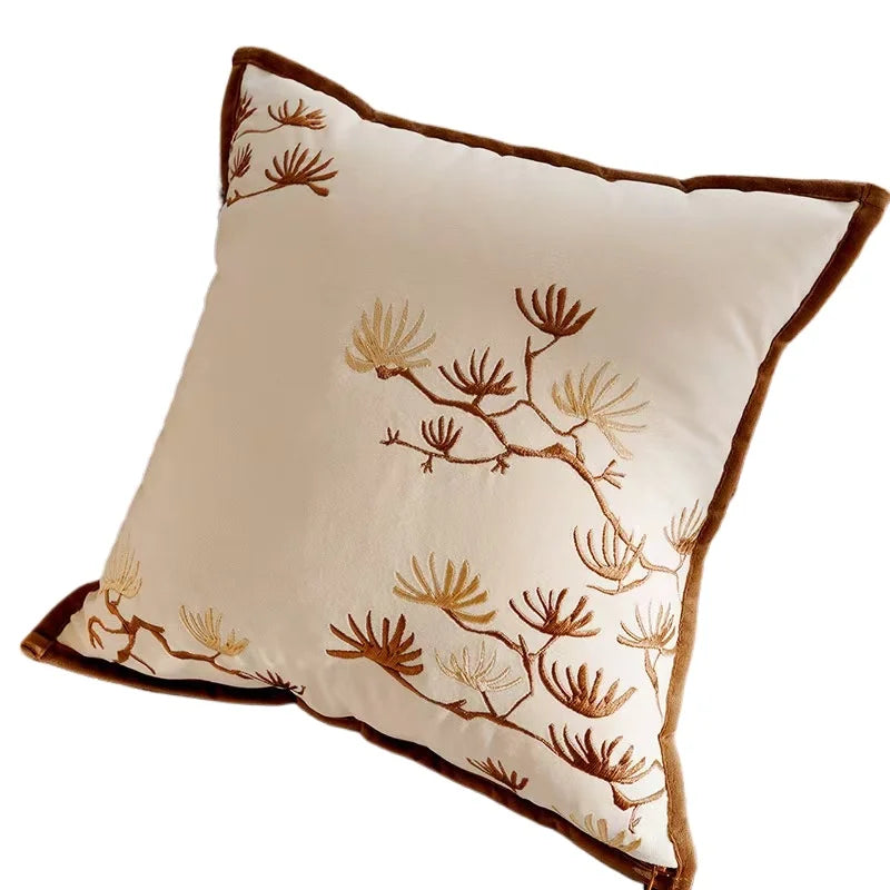 Housse de Coussin Patchwork Multicolore - Style Luxe Léger